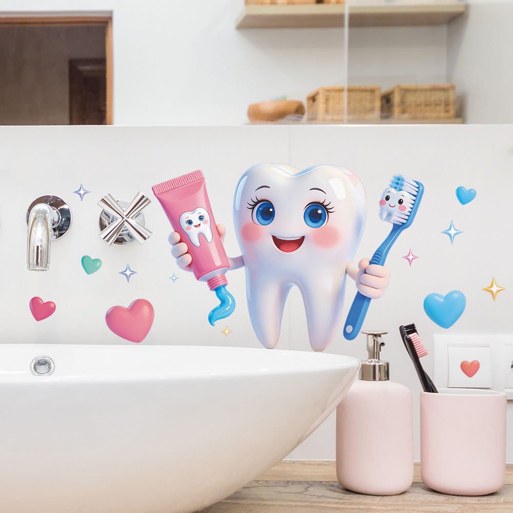 Jet Home Bathroom - Adesivo da parete con design a