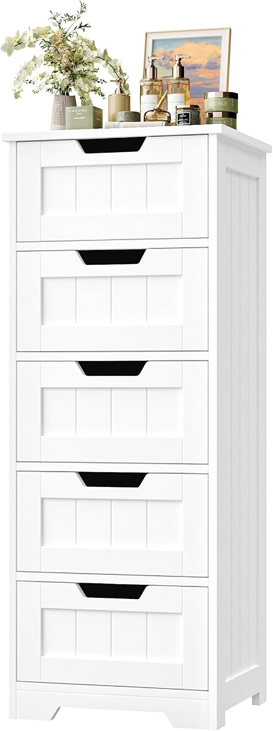 Home Bathroom Cabinets - Mobiletto da bagno autoportante, mobiletto organizer