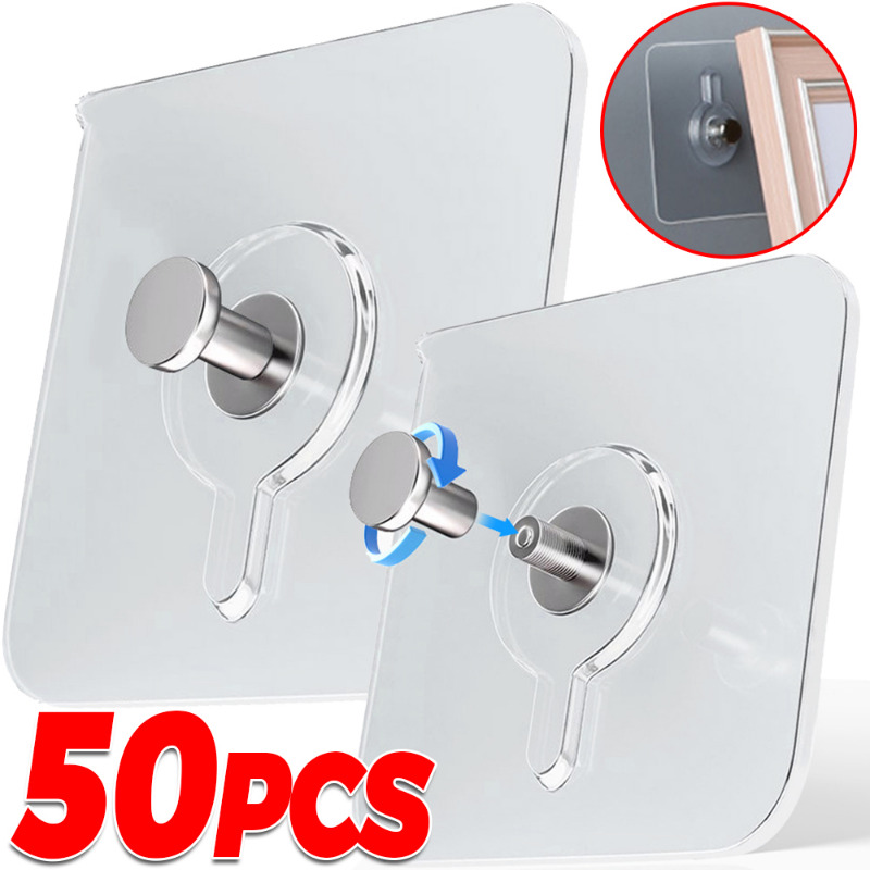 Robe Hook Adhesive - Ganci Adesivi da Parete, Robusti Ganci