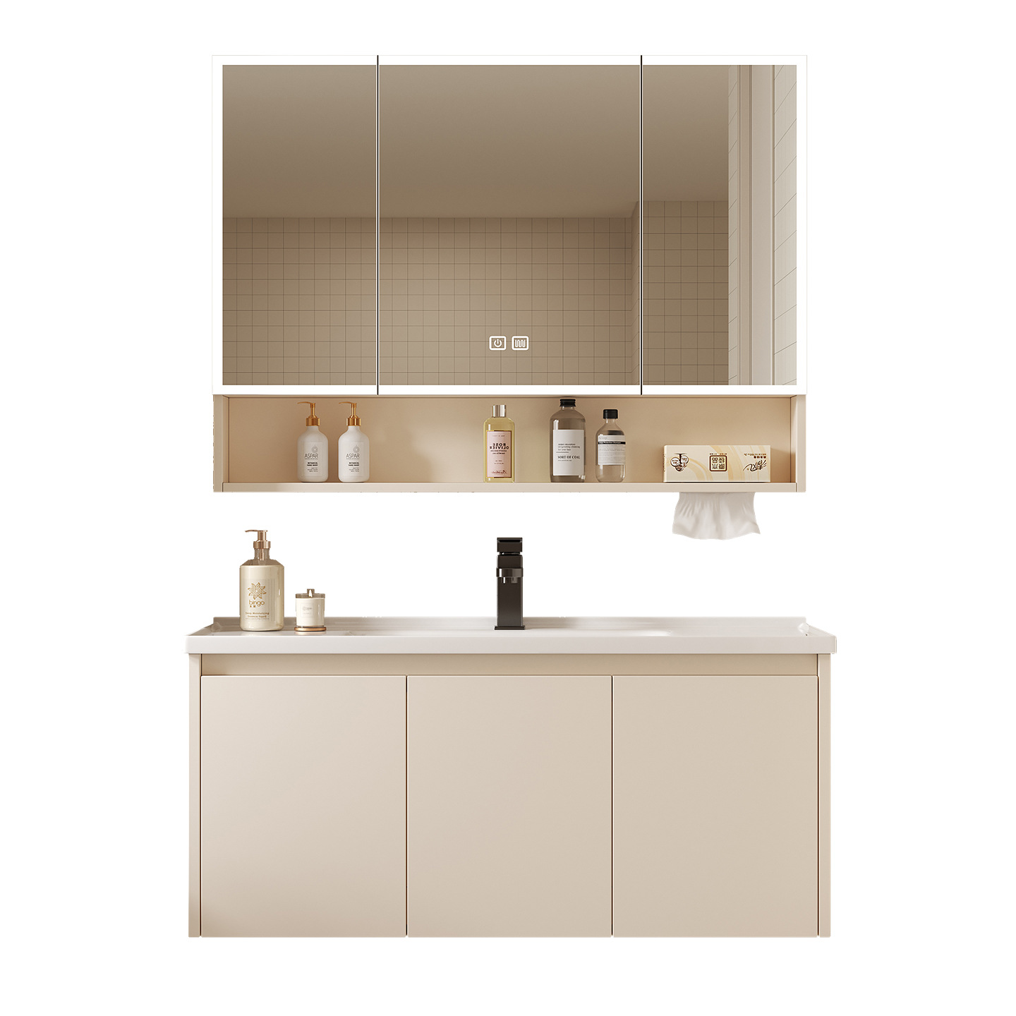 Home Bathroom Cabinets - Armadietto a Specchio Intelligente da Bagno