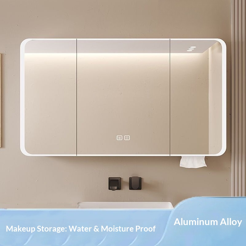 Home Bathroom Cabinets - Specchio da Bagno LED Intelligente con