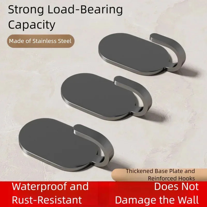 Robe Hook Adhesive - Ganci Adesivi da Parete in Acciaio