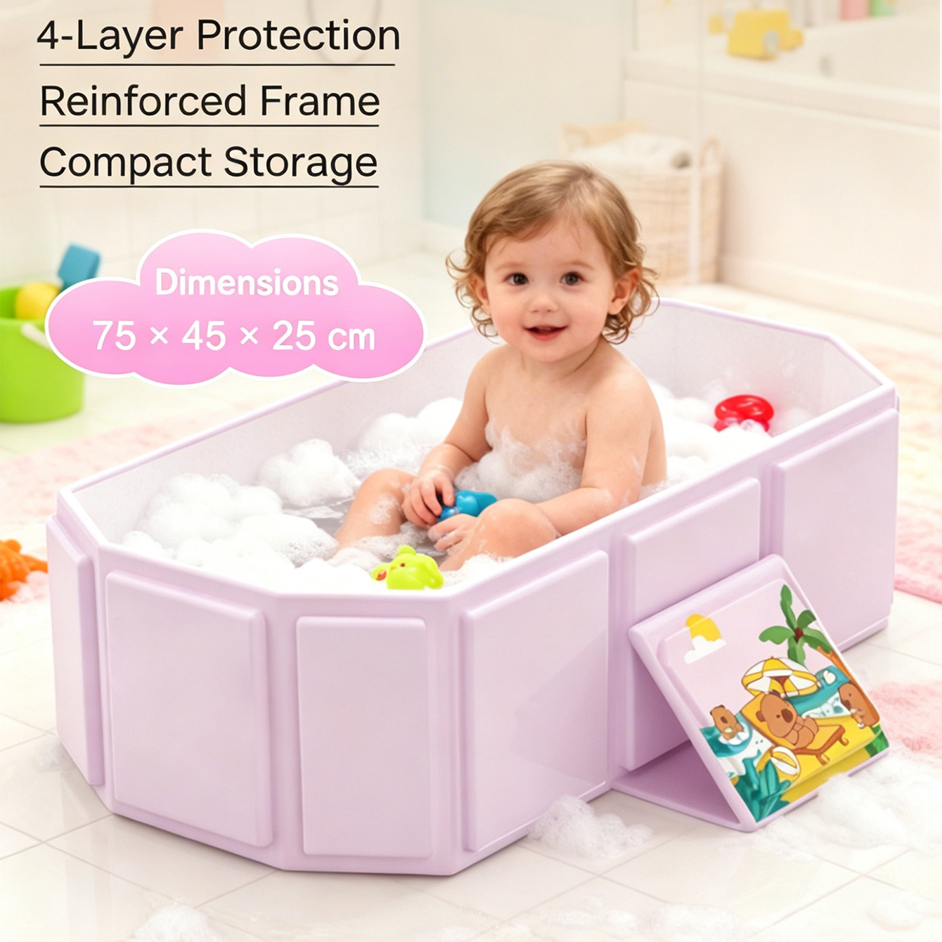 Vasca da Bagno Pieghevole Port - Home Bathroom Tub recensione e prezzo