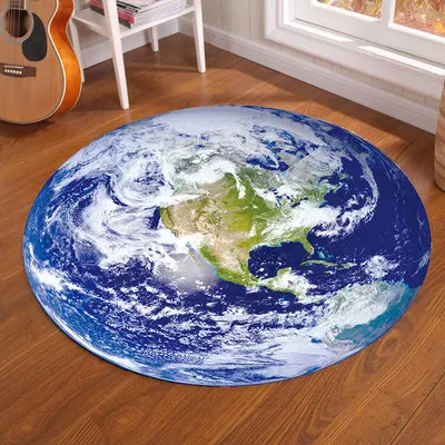 Tappeto rotondo Galaxy Earth M - Home Bathroom Floor Mats recensione e prezzo