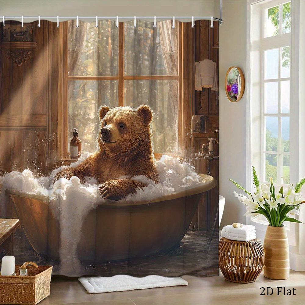 Tenda da doccia con orsetto ch - Home Bathroom Tub recensione e prezzo