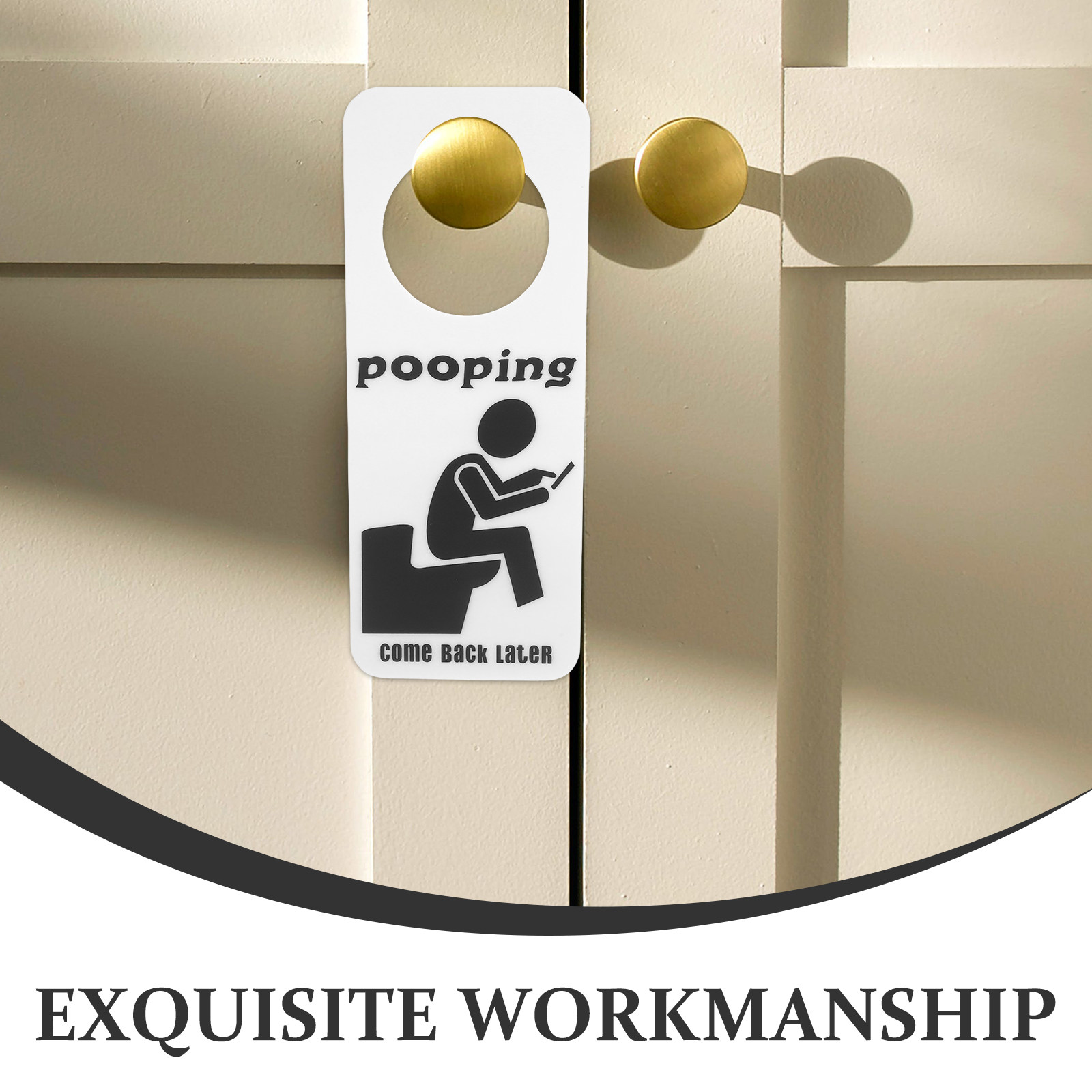 Cartello per Porta del Bagno O - Home Bathroom Occupied Sign recensione e prezzo